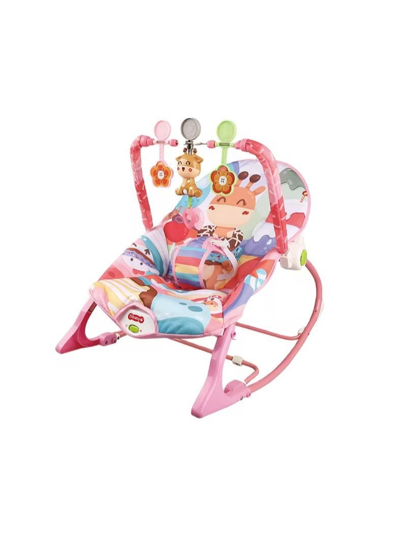 Tiibaby Baby Music Rocking Chair | Infant to Toddler Rocking Chair | with Vibration Vibration Vibration and Soothe Toys for Babies to Toddlers | Suitable from Birth to 18K - Image 1